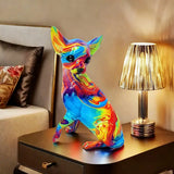 Lampe de Table en Résine Éclairante Chihuahua