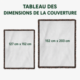 Coralie - Couverture matelassée Couvertures à Charme Ours