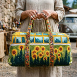 Sac de Voyage Matelassé Hippie Tournesol
