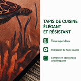 Éliane - Tapis de cuisine De Noël à Lumière Chaude