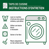 Daphné - Tapis de cuisine Patte Imprimé Refuge